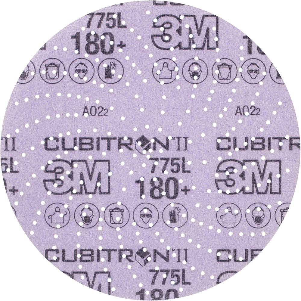 3M 7100064178 Hook & Loop Disc 6" Dia, 180 Grit, Coated, Precision Shaped Ceramic