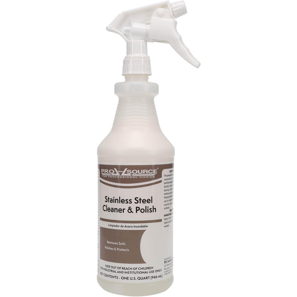Pro-Source PS073600-12 Stainless Steel Cleaner & Polish Liquid, 32 fl oz Bottle