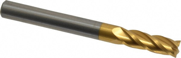 OSG 404-250005 Square End Mill 1/4'' Dia, 3/4'' LOC, 1/4'' Shank Dia, 2-1/2'' OAL, 4 Flutes, Solid Carbide