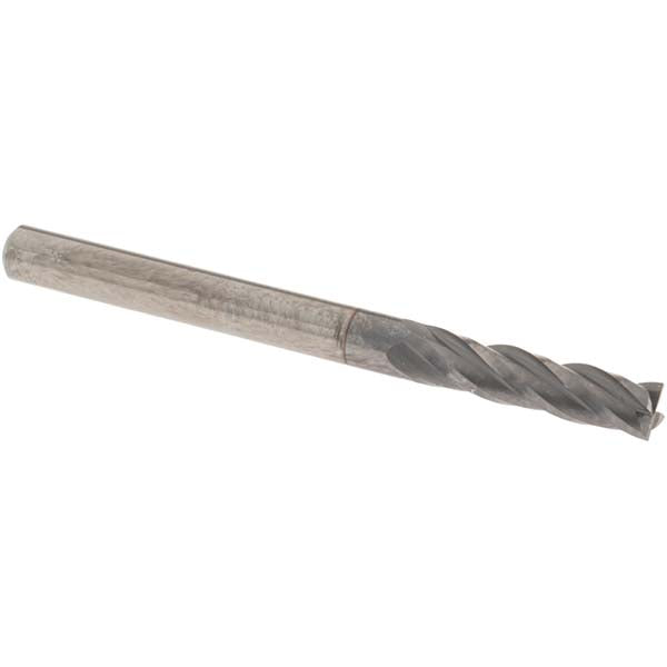 OSG 404-125008 Square End Mill 1/8'' Dia, 1/2'' LOC, 1/8'' Shank Dia, 1-1/2'' OAL, 4 Flutes, Solid Carbide