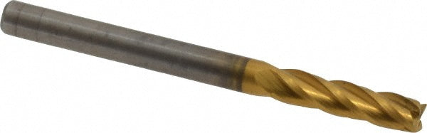 OSG 404-125005 Square End Mill 1/8'' Dia, 1/2'' LOC, 1/8'' Shank Dia, 1-1/2'' OAL, 4 Flutes, Solid Carbide