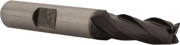 Accupro 39470 Square End Mill 5/16'' Dia, 3/4'' LOC, 3/8'' Shank Dia, 2-1/2'' OAL, 4 Flutes, Powdered Metal