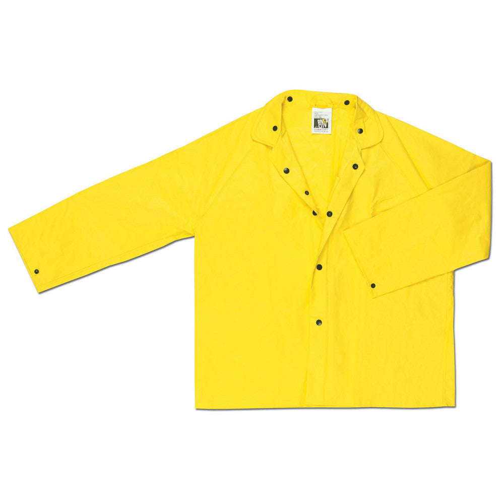 MCR Safety 300JXL Rain Jacket Size X-Large, Green, Polyester
