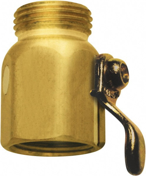 SANI-LAV N16 Garden Hose On/Off Control Valve 0.75" Hose, Male Hose to Female Hose, 3/4" GHT, Brass