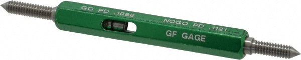 GF Gage W0125402BS Plug Thread Gage #5-40 Thread, 2B Class, Double End, Go & No Go