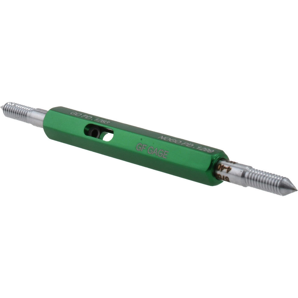 GF Gage H0112403BS 4-40 Thread, Steel, Screw Thread Insert (STI) Class 3B, Plug Thread Insert Go/No Go Gage