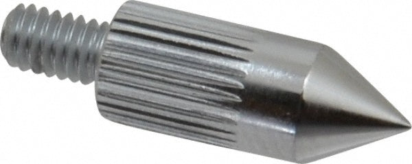 Mitutoyo 101190 Drop Indicator Conical (60 degrees Point) Contact Points #4-48 Thread, 0.2000" Dia, 0.5000" Point Length, Solid Carbide