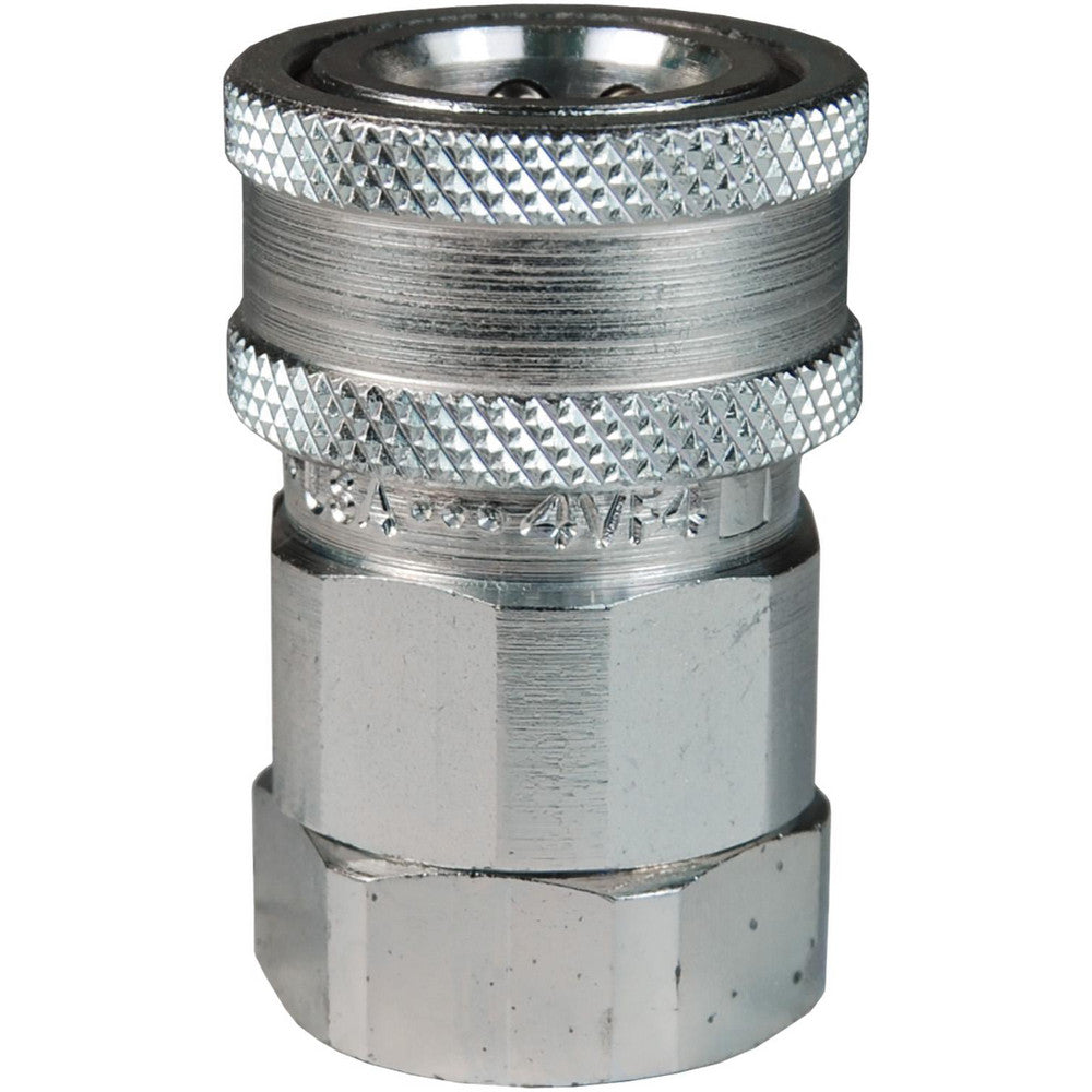 Dixon Valve & Coupling 2VF2 Hydraulic Hose Valved Female Coupler 1/4 Hose