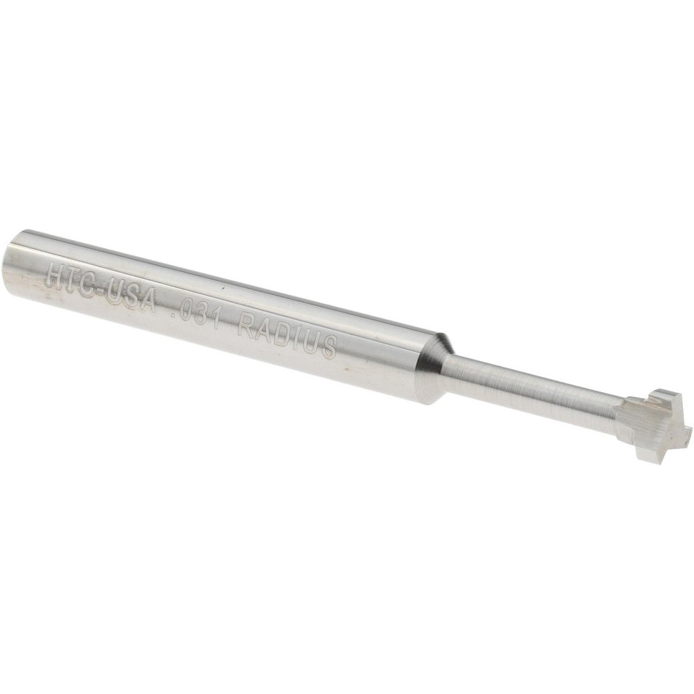 Harvey Tool 16031 1/32" Radius 3/16" Dia 3-Flute Uncoated Back Corner Rounding End Mill