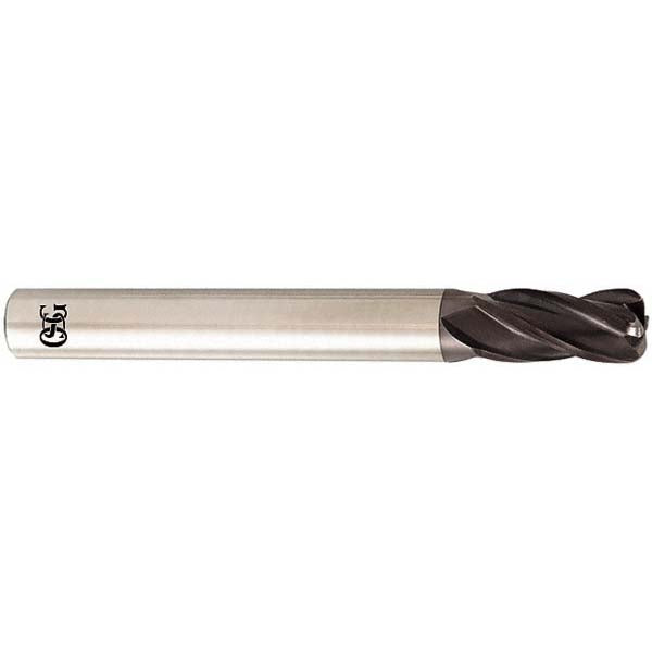OSG HP434-3930 Corner Radius End Mill 10 mm Dia, 22 mm LOC, 0.5 mm Radius, 4 Flutes, Solid Carbide