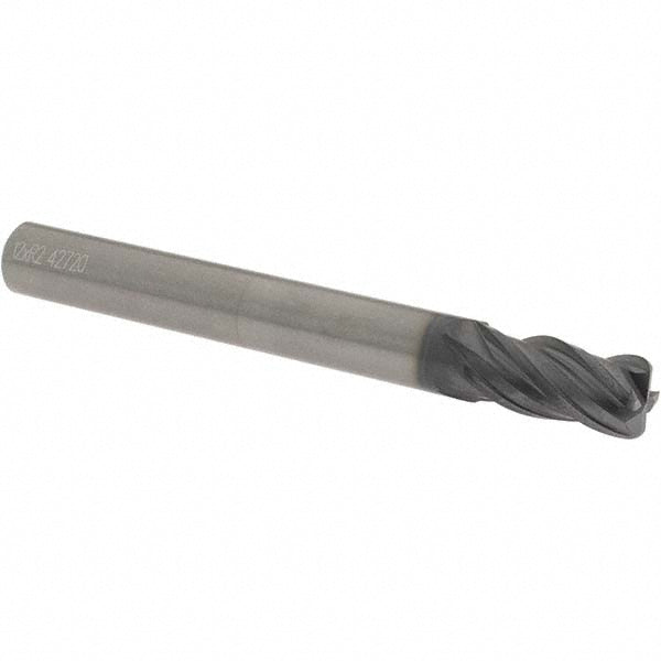 OSG HP434-4723 Corner Radius End Mill 12 mm Dia, 26 mm LOC, 2 mm Radius, 4 Flutes, Solid Carbide