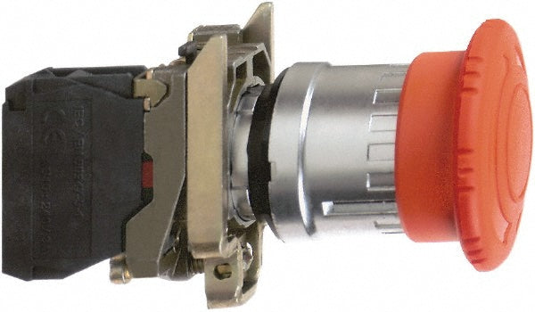 Schneider Electric XB4BS8444 Push-Button Switch 22 mm Mounting Hole Dia, Trigger Action