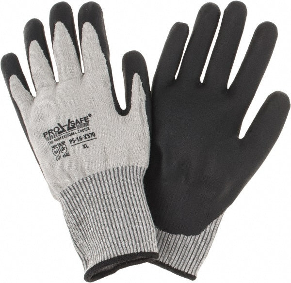 PRO-SAFE PS-16-X570/XL Cut-Resistant Gloves PRO-SAFE G-Tek PolyKor Xrystal, Size X-Large, ANSI Cut A4, NeoFoam, Dyneema