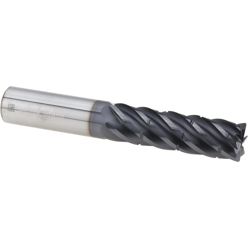 Seco 03115976 Corner Radius End Mill 5/8" Dia, 2" LOC, 0.0300" Radius, 6 Flute, Solid Carbide