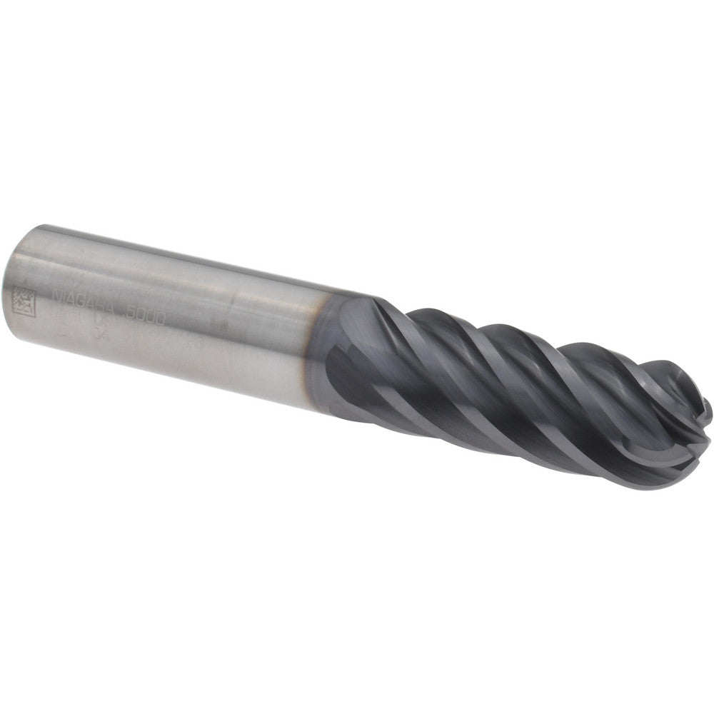 Seco 03115956 Ball End Mill 1/2" Dia, 1-1/4" LOC, 6 Flute, Solid Carbide