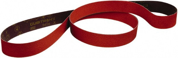 3M 7010307699 Abrasive Belt 1/2" Wide, 24" Long, 60 Grit, Ceramic
