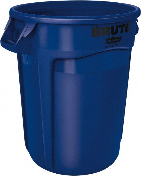 Rubbermaid FG263200BLUE BRUTE 32G Vented Trash Container, Blue