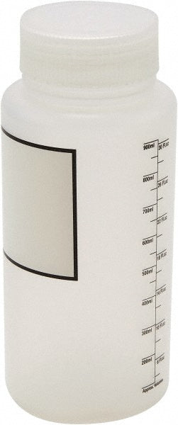 Dynalon Labware 501505-1000 Polyethylene Wide-Mouth Bottle 3-1/2" Width/Dia