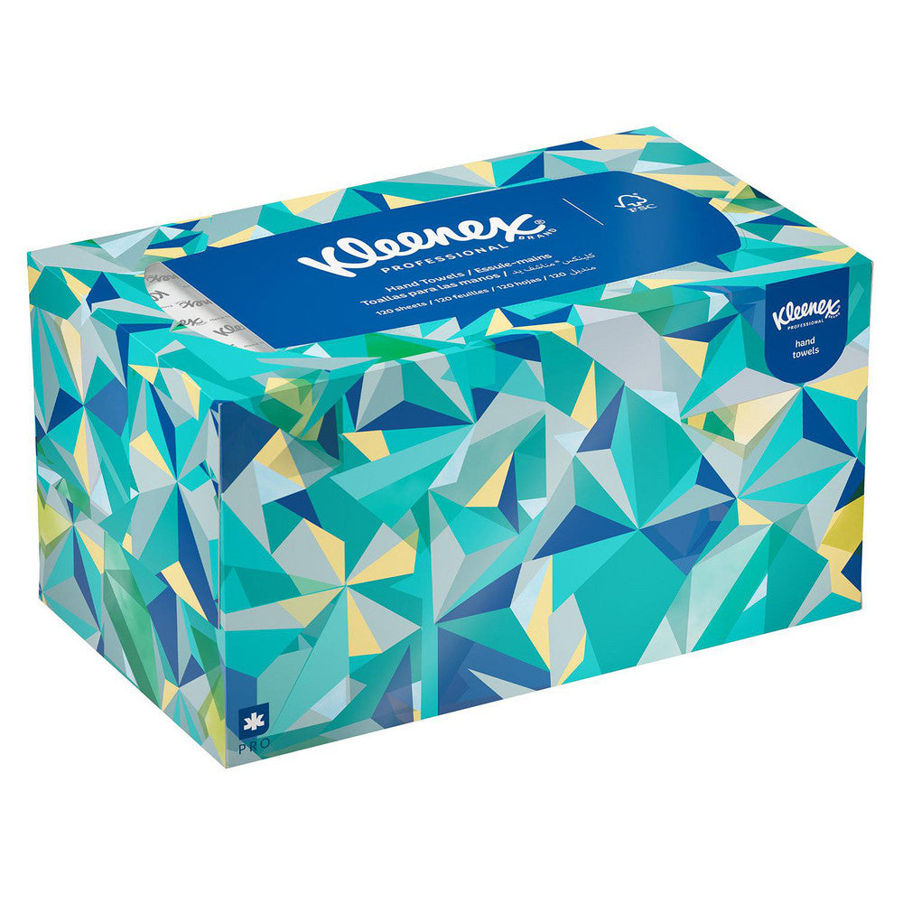 Kleenex 01701 Hand Towels (01701), with Premium Absorbency Pockets™, Pop-Up Box, White
