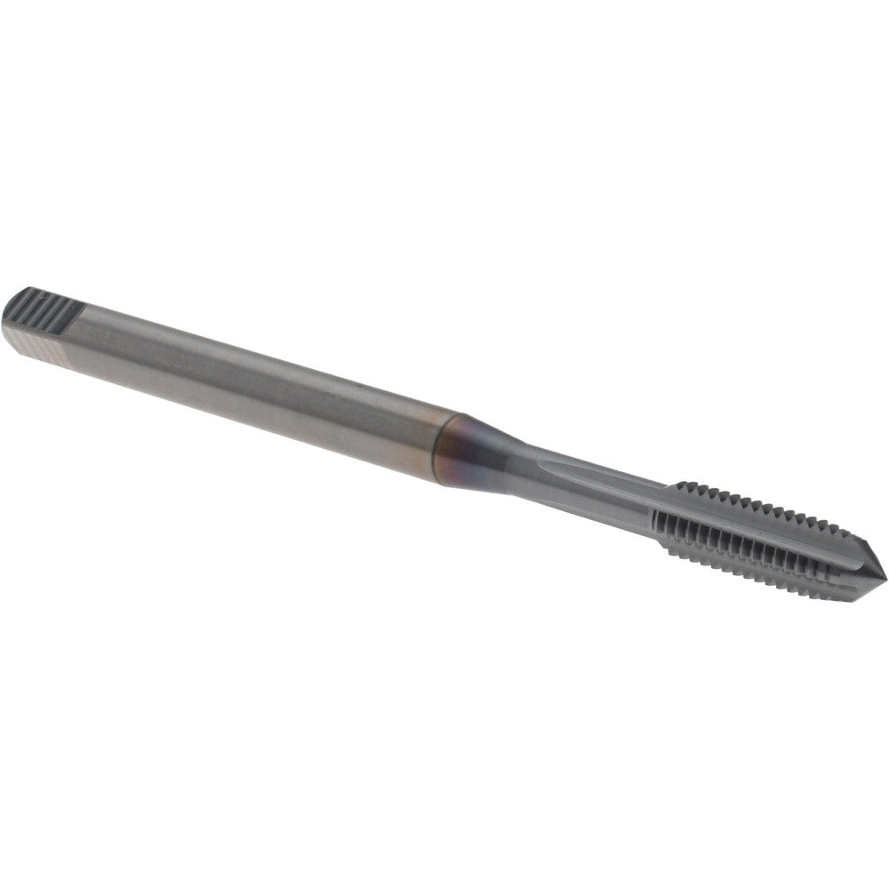 OSG 3110508 Straight Flute Tap #10-32 UNF, 4 Flute, Modified Bottoming Chamfer, 2B Class of Fit, Solid Carbide, V Finish