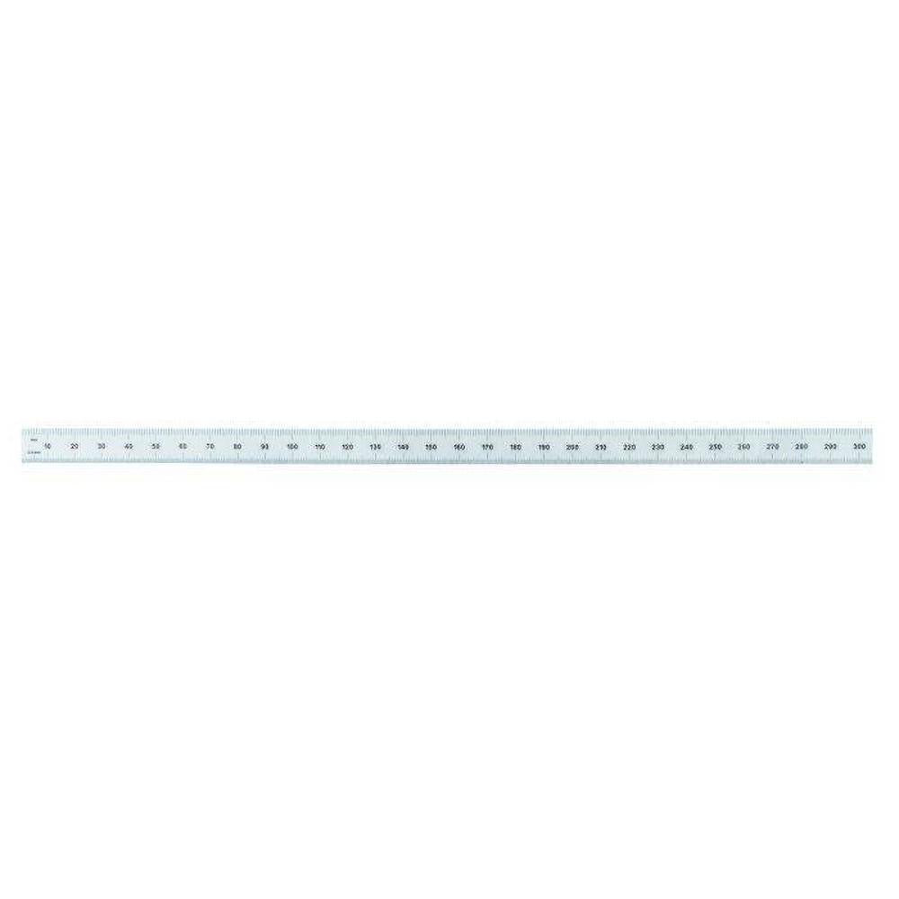 General CF1247ME Steel Rule 12" OAL, English & Metric Graduation, Flexible, 1/2" OAW