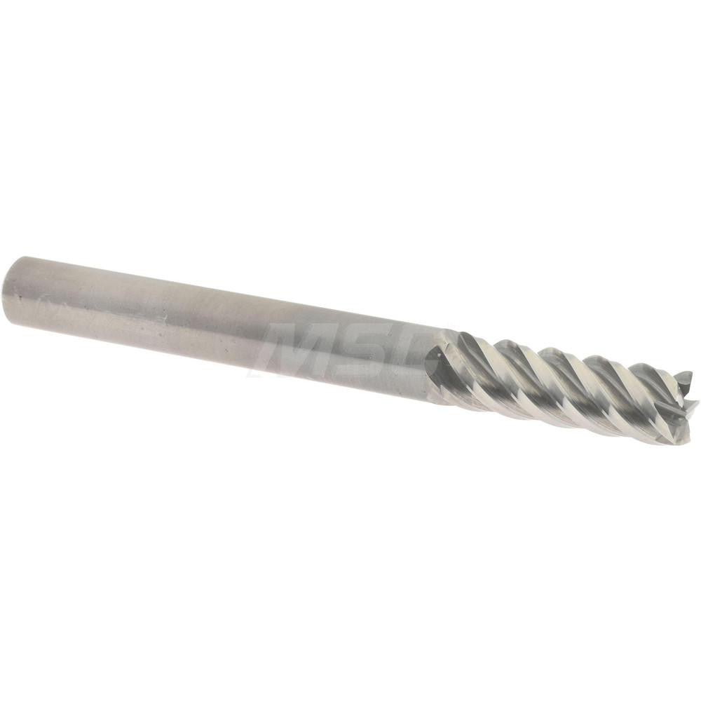 Accupro 2500096 Square End Mill 1/4" Dia, 3/4" LOC, 5 Flute, Solid Carbide