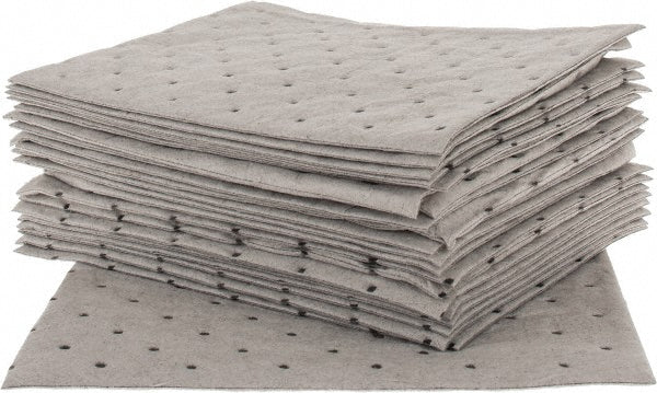 Brady SPC Sorbents SRP100 Sorbent Pad Universal Use, 10" Long, 5.5 gal, Gray