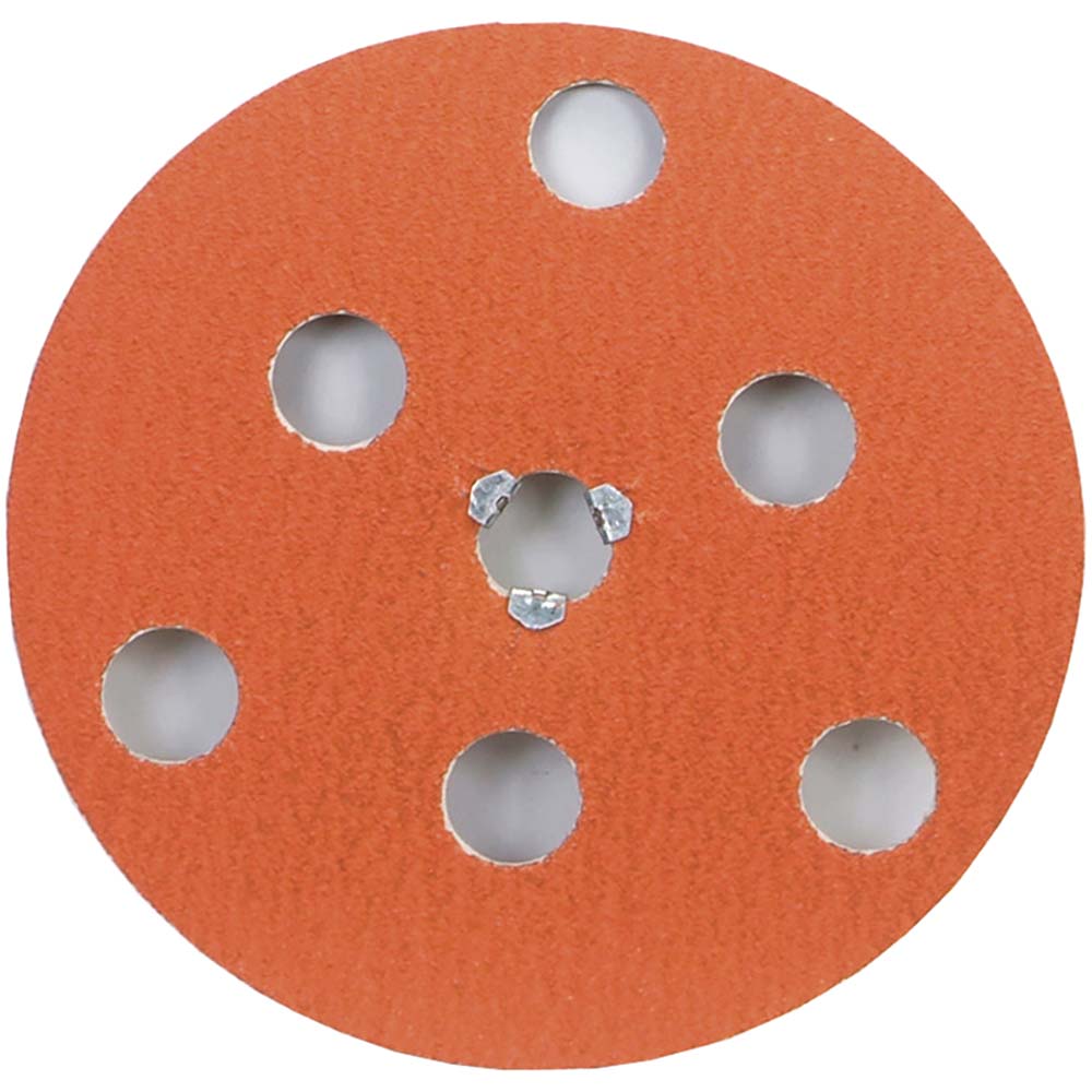 Norton 66254468383 Fiber Disc 7" Disc Dia, 50 Grit, Ceramic Alumina