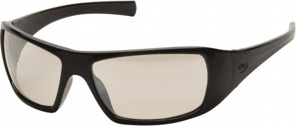 PYRAMEX SB5680D Safety Glasses Scratch-Resistant, Polycarbonate, Black Lenses, N/A
