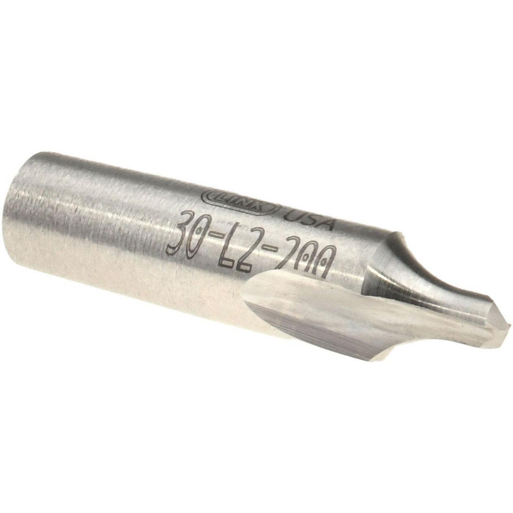 Link Industries 30-L2-200 Combo Drill & Countersink #3, 1/4" Body Dia, High Speed Steel