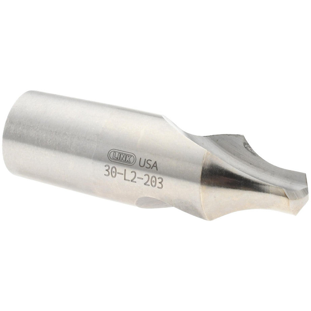 Link Industries 30-L2-203 Combo Drill & Countersink #6, 1/2" Body Dia, High Speed Steel