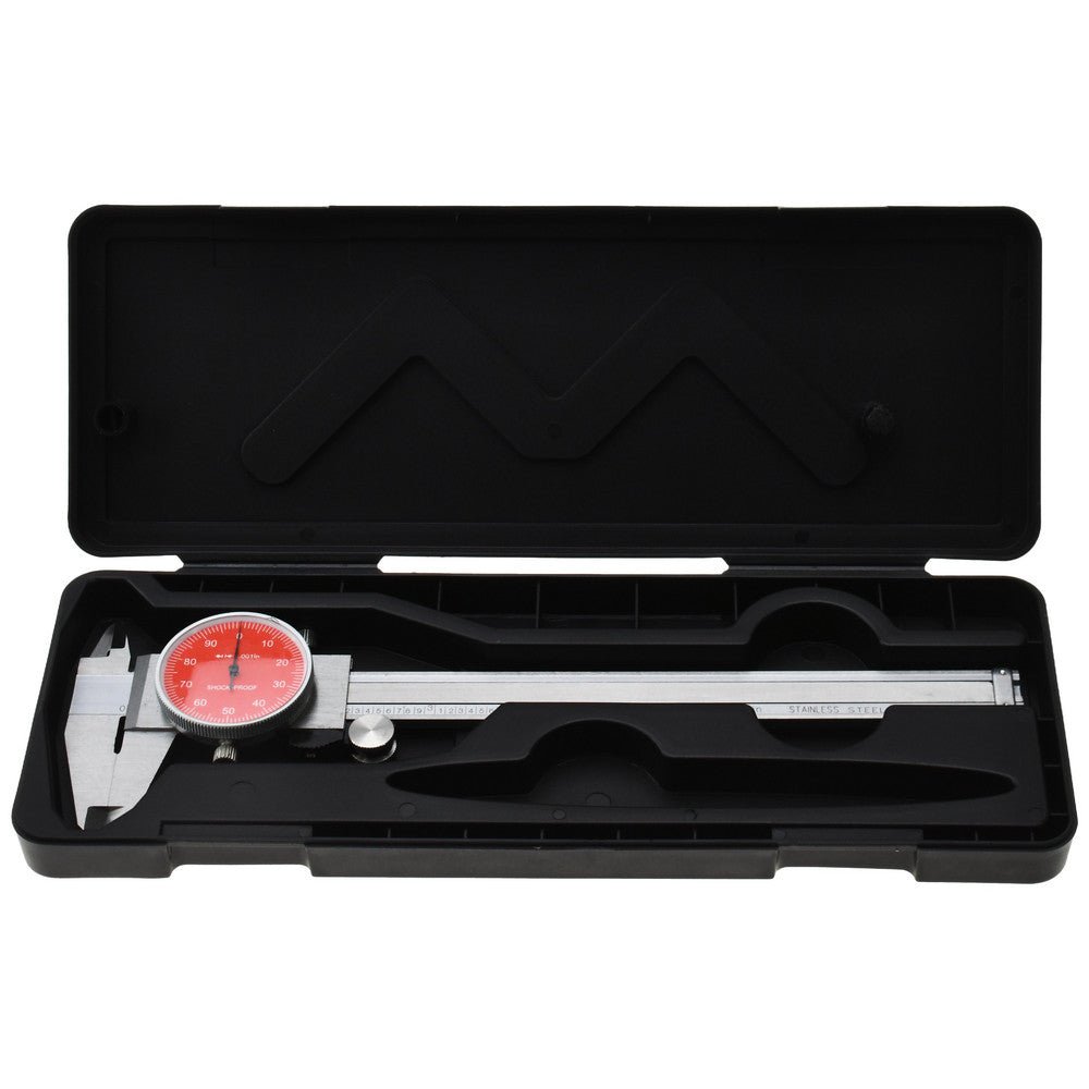Value Collection 102-1026 Dial Caliper 6'' Range, 0.001'' Graduation, 0.1'' per Revolution