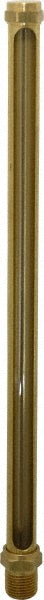 LDI Industries G325-4 12-1/2 Inch Long Sight, 1/2 Inch Thread Size, Buna-N Seal Straight to Male Thread, Vented Oil-Level Indicators and Gauge