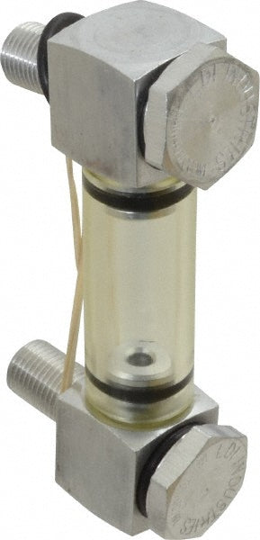 LDI Industries G613-03-A-1 1/2-20 Thread, 1-9/32 Inch Sight Length, 125 Max psi, Closed Circuit Liquid Level Rigid Plastic Sight Gauge