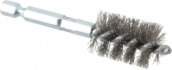 Schaefer Brush 09547-12 5/8 Inch Inside Diameter, 13/16 Inch Actual Brush Diameter, Carbon Steel, Power Fitting and Cleaning Brush