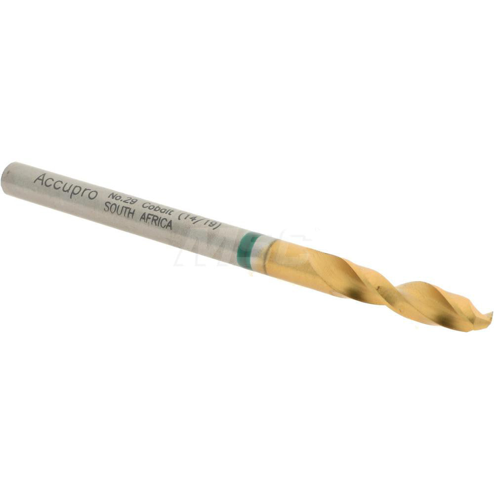 Accupro 1GB0345-AC Screw Machine Length Drill Bit 0.136" Dia, 130 °, Cobalt