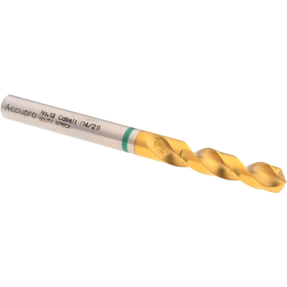 Accupro 1GB0469-AC Screw Machine Length Drill Bit 0.185" Dia, 130 °, Cobalt