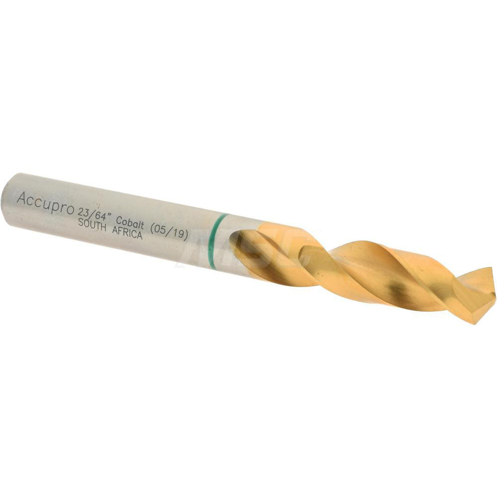Accupro 1GB0913-AC Screw Machine Length Drill Bit 0.3594" Dia, 130 °, Cobalt
