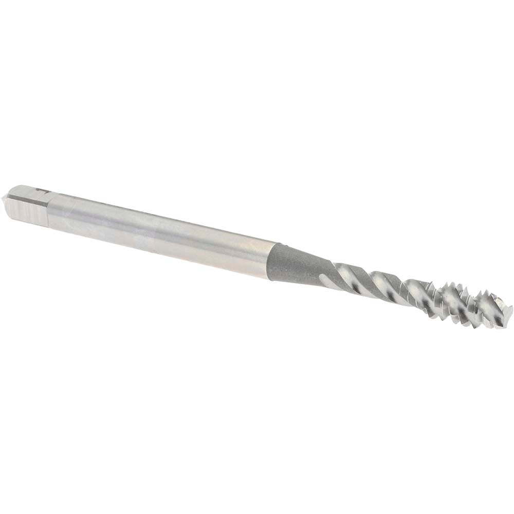 OSG 2912400 Spiral Flute Tap #6-32, UNC, 3 Flute, Modified Bottoming Chamfer, 2B Class of Fit, Vanadium High-Speed Steel, Bright/Uncoated Finish