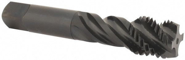 OSG 2994401 Spiral Flute Tap M24x3, Metric Coarse, 4 Flute, Modified Bottoming Chamfer, 6H Class of Fit, Vanadium High-Speed Steel, Oxide Finish