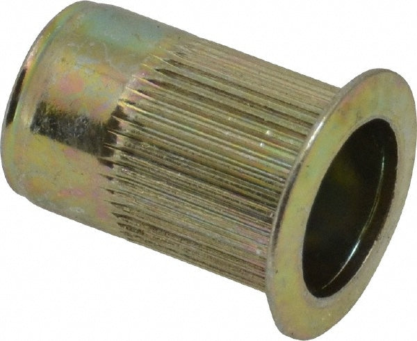 RivetKing .80C2IKFSY/P25 0.13 to 0.225" Grip, Steel Standard Rivet Nut