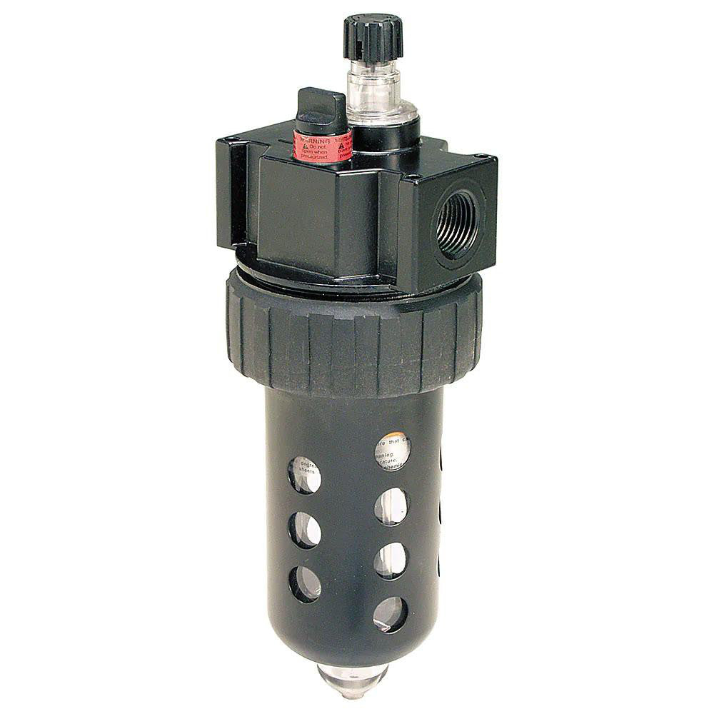 Parker 07L32BE Standard Compressed Air Lubricator 1/2" Port, NPT Ends, 90 CFM