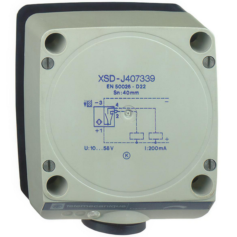 Telemecanique Sensors XSDH407339 Inductive Proximity Sensor Rectangular, 40 mm Detection Distance