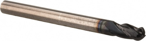 OSG 414-1250-BN11 Ball End Mill 0.125" Dia, 0.25" LOC, 4 Flute, Solid Carbide