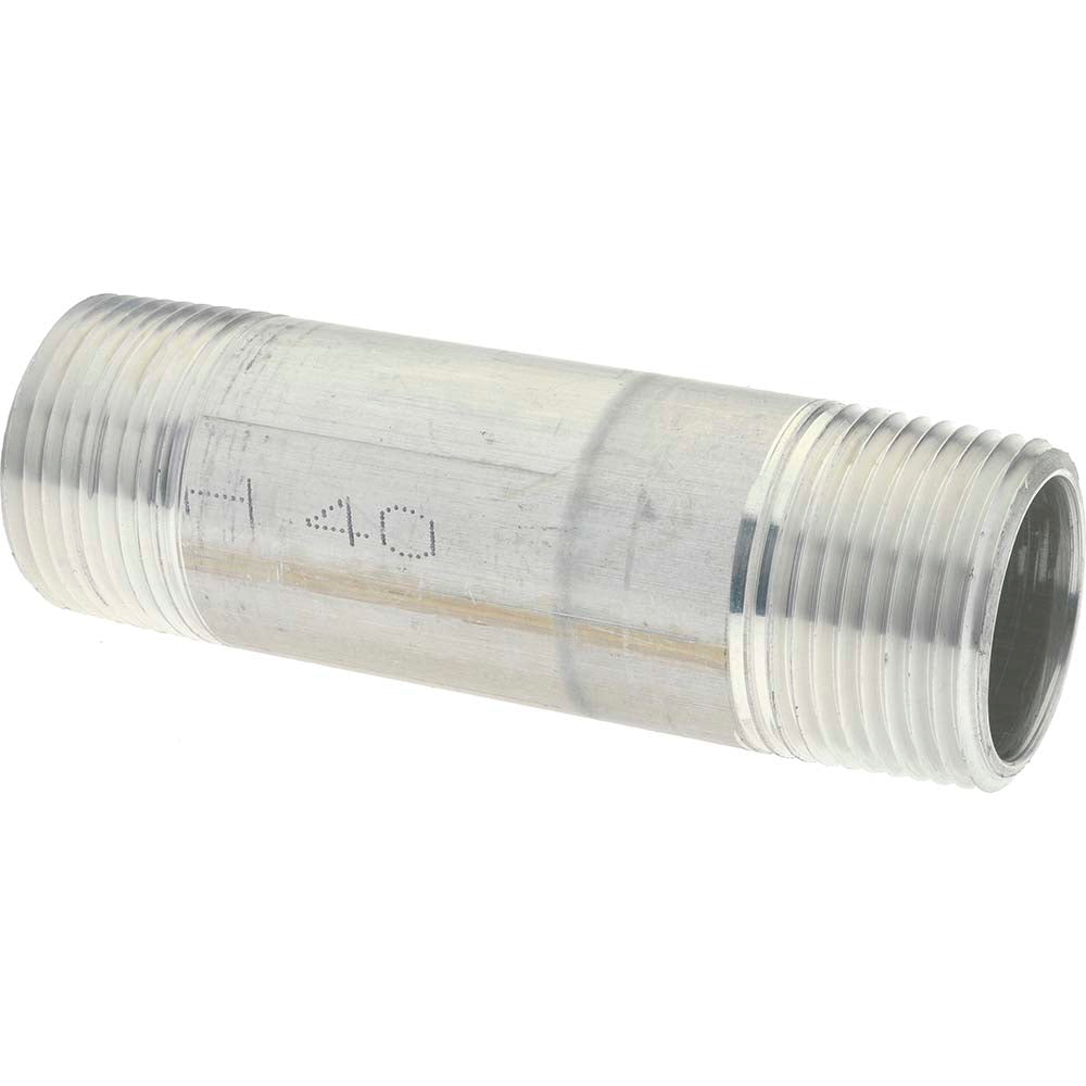 Merit Brass 8016-400 1 x 4" 6061 Aluminum Pipe Nipple