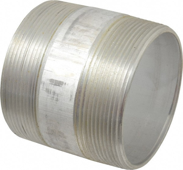 Merit Brass 8064-400 4 x 4" 6061 Aluminum Pipe Nipple