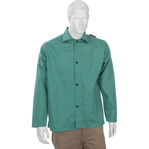 John Tillman Co. 6230XL Flame Resistant/Retardant & Welding Jacket Size X-Large, Cotton, Snaps Closure