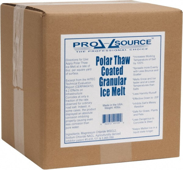 Pro-Source CS-40BX Ice & Snow Melter & De-Icer Pellets, 40 lb Box