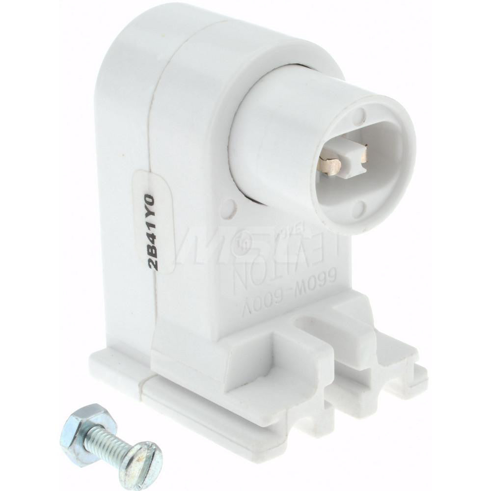 Leviton 13464 2 Pin, 600 VAC, 660 Watt, Pedestal Base, Pedestal Lamp Holder