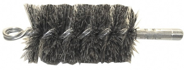 Schaefer Brush 42945 Fiber Single Stem/Single Spiral Tube Brush 2" Dia, 8" OAL